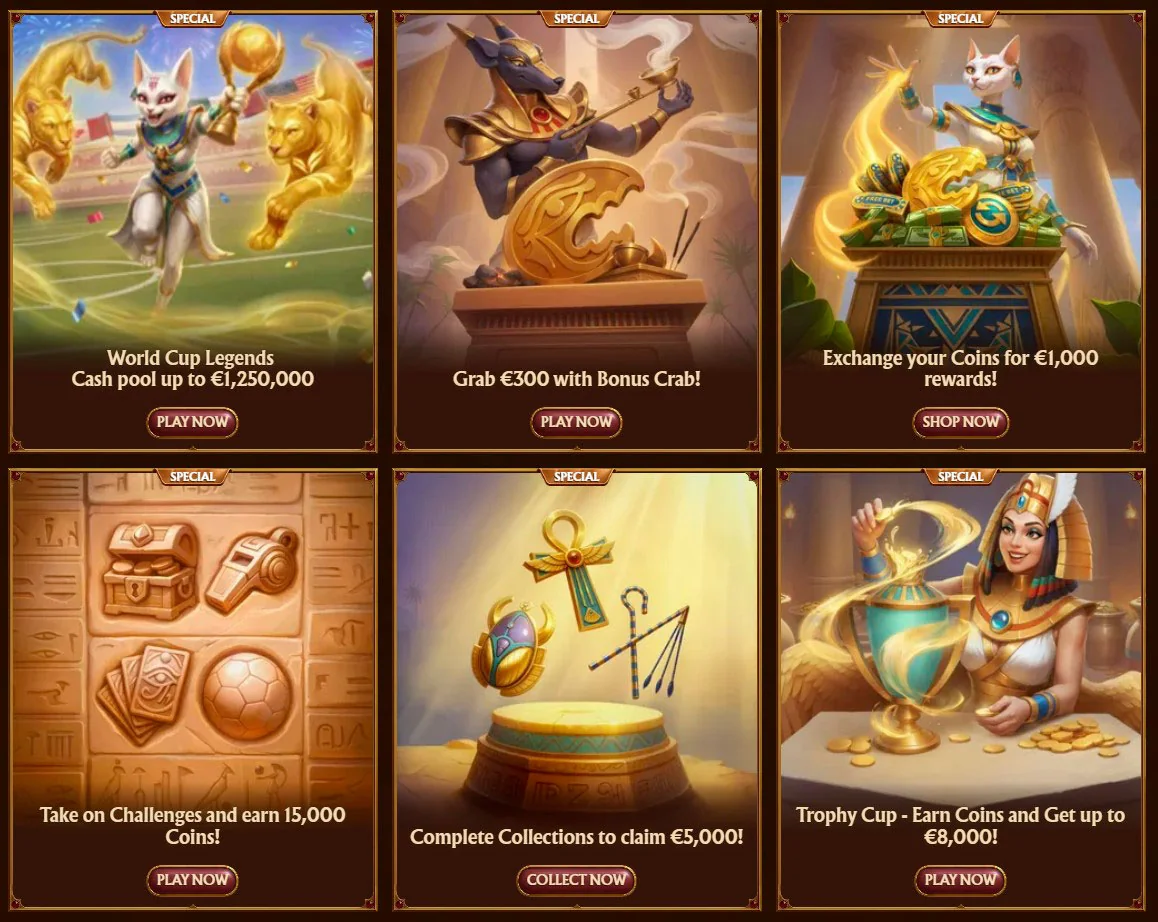 ειδικά μπόνους amun ra casino